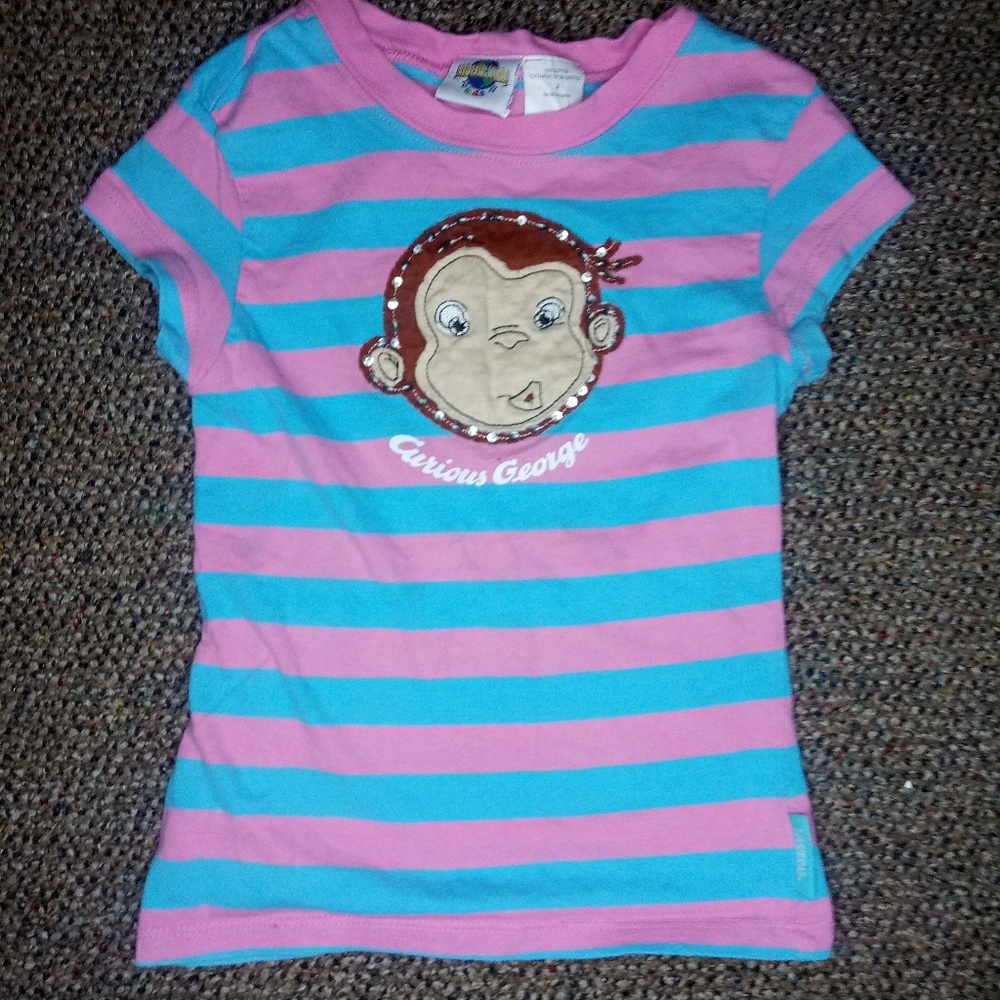 Curious George Girls T-Shirt
